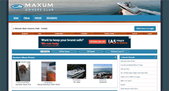 Desktop Screenshot of maxumownersclub.com